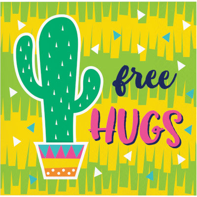 Fiesta Fun Cactus Beverage Napkins For Cheap