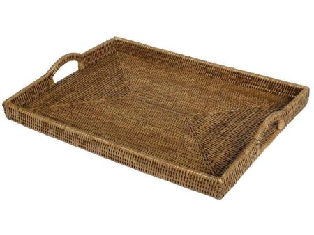 Rattan Tray 19X14X1.5 For Sale