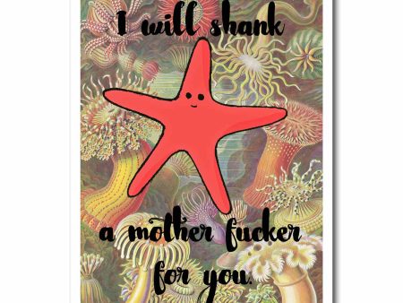 Shank Blank Greeting Card NSFW For Sale