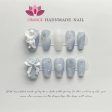 Handmade Japanese Nails Set Press On Professional Decoration Nail Art Manicuree Wearable Artificial False Nails With Designed Discount