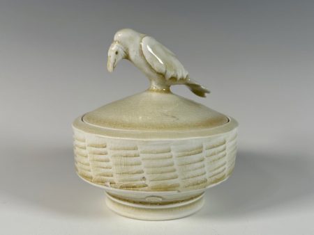 Steve Godfrey lidded box with vulture Discount