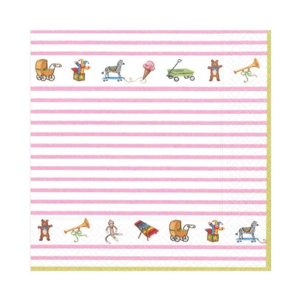 Bebe Pink Luncheon Napkin Online now