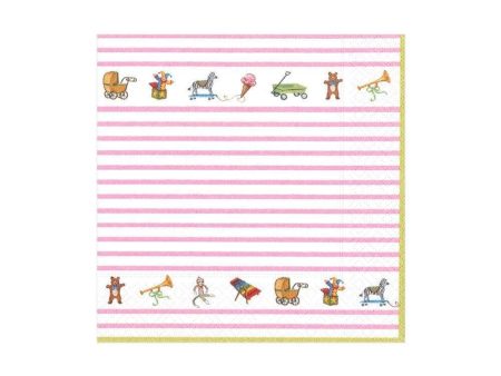 Bebe Pink Beverage Napkins Supply