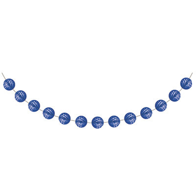 Mini Honeycomb Cobalt Garland For Cheap