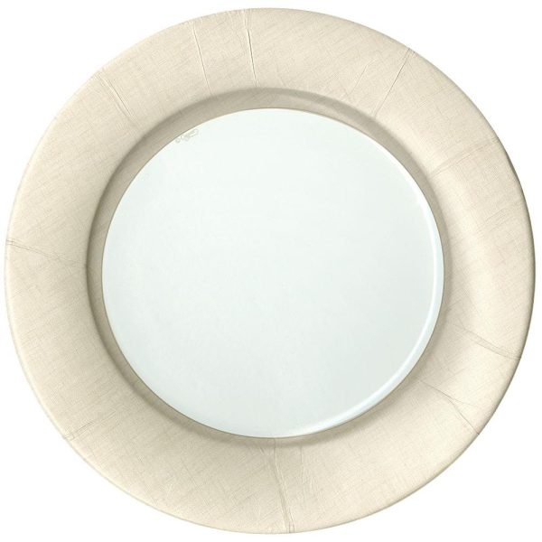 Natural Linen Large Plates Fashion