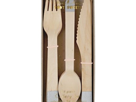 Wooden Cutlery Silver For Discount