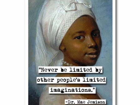 Dr. Mae Jemison Imagination Quote Blank Greeting Card Cheap