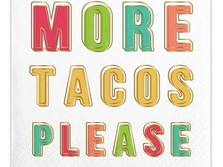 More Tacos Beverage Napkins Online