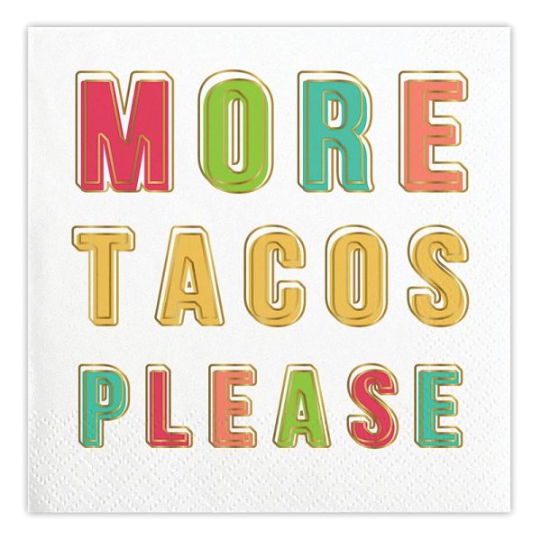 More Tacos Beverage Napkins Online