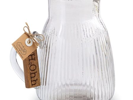 H2O Glass Pitcher Online now