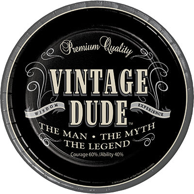 Vintage Dude Small Plates on Sale