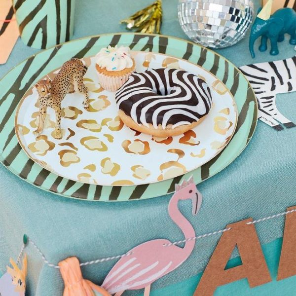 Safari Animal Print Small Plates on Sale