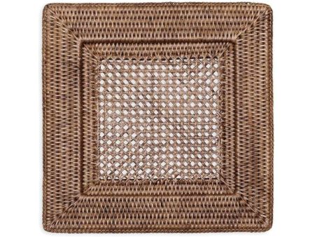 Charger Square Rattan Discount