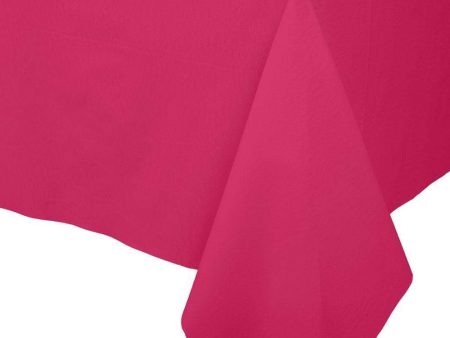 Fuschia Paper Linen Table Cover on Sale