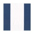 Bandol Stripe Navy Luncheon Napkin For Cheap