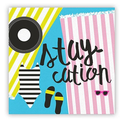 Staycation Beverage Napkins Online Hot Sale