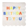 Happy Birthday To You Scallop Luncheon Napkins Hot on Sale