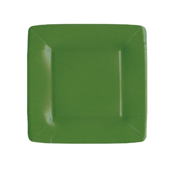 Grosgrain Hunter Green Small Plates For Discount