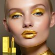 Glitter Gold Matte Lipstick Waterproof Long Lasting Diamonds Lipstick Non-stick Cup Pearl Red Pink Lip Tint Lips Makeup Cosmetic Online Sale