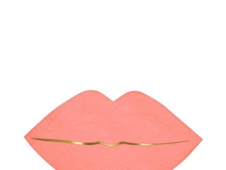 Lip Shape Beverage Napkins Supply