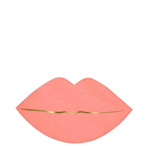 Lip Shape Beverage Napkins Supply