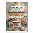 Zelda Fitzgerald Nobody Has Ever Measured Quote Blank Greeting Card For Sale