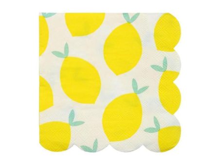 Lemon Beverage Napkins Online now