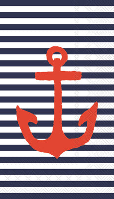 Blue Yacht Club Anchor Guest Towels For Discount