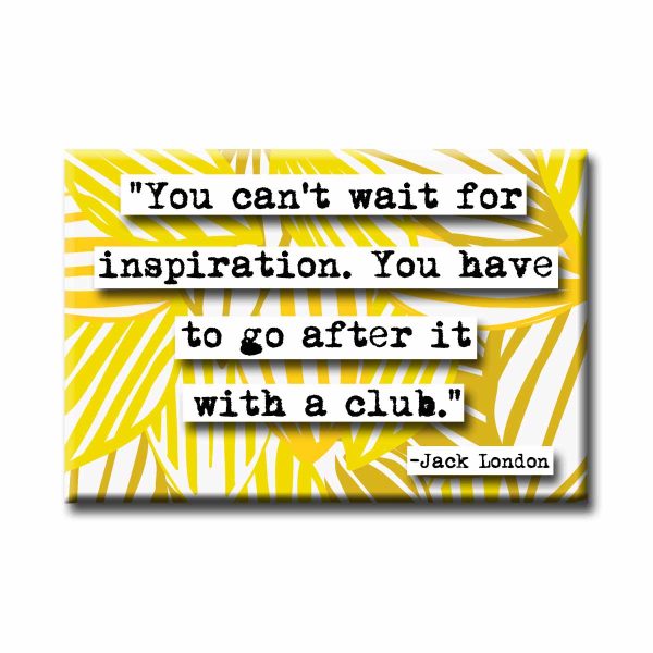 Jack London Inspiration Refrigerator Magnet (no.843) on Sale