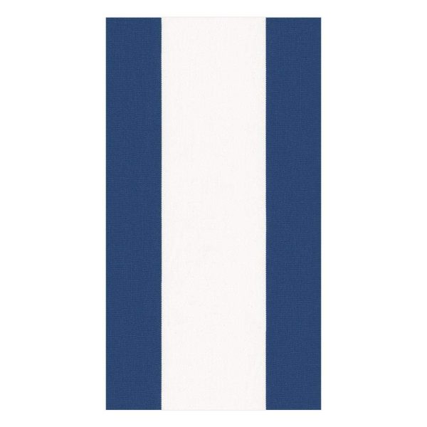 Bandol Stripe Navy Guest Towels on Sale