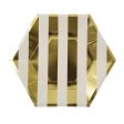 Gold Stripes Large Plates Online