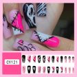 Lovely Funny Halloween Ghost Face Horror Blood Fake Nails Ballerina Matt Spider Web Nail Art Gorgeous Reusable Press on Nails Hot on Sale