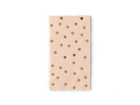 Blush with Gold dots Guest Towels Hot on Sale