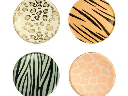 Safari Animal Print Small Plates on Sale