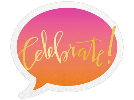 Celebrate Bubble Beverage Napkin Discount