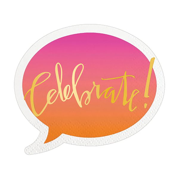 Celebrate Bubble Beverage Napkin Discount