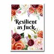 Resilient As Fuck Blank Greeting Card NSFW Online