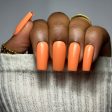 Tangerine Press On Nail Set For Cheap