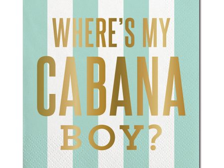 Cabana Boy  Beverage Napkin Sale