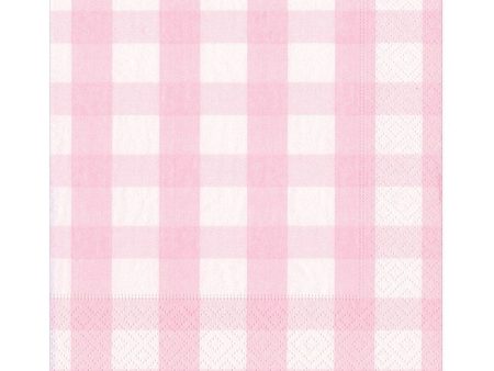 Gingham Pink Luncheon Napkins Online