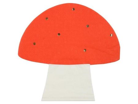 Mushroom Shape Beverage Napkins Online Hot Sale