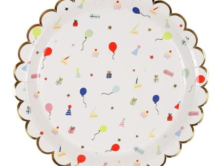 Party Icons Large Plates Cheap