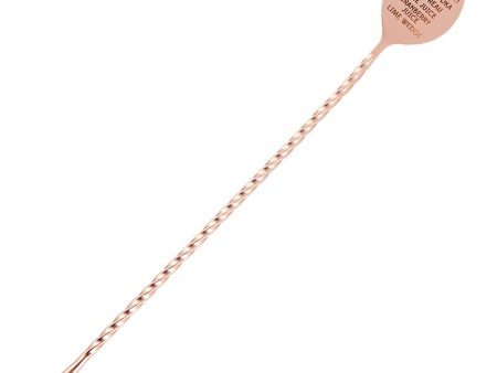 Rose Gold Bar Spoon For Sale