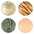 Safari Animal Print Large Plates Online