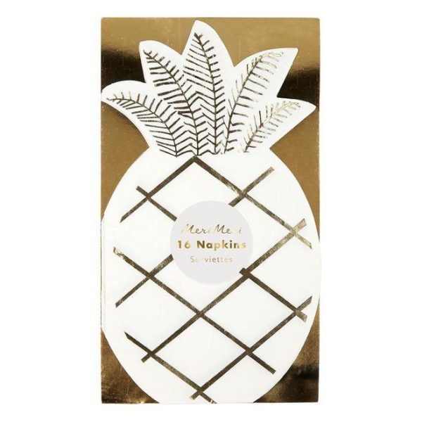 Pineapple Shape Beverage Napkins Online Sale