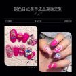 Fashion Women Finished Nails Barbie Series Handmade Manicure Phototherapy Nails Y2K Girls Plush Doll Varieties Nail Patch on Sale