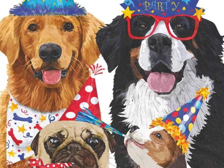 Party Pooches Beverage Napkin Supply