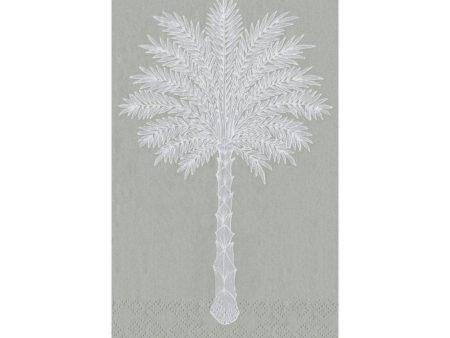 Grand Palms Grey Guest Towel For Cheap