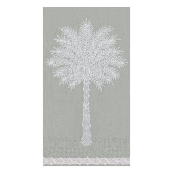 Grand Palms Grey Guest Towel For Cheap