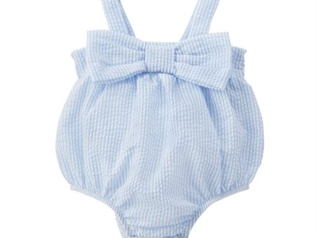 6-9M Seersucker Bow Swimsuit on Sale